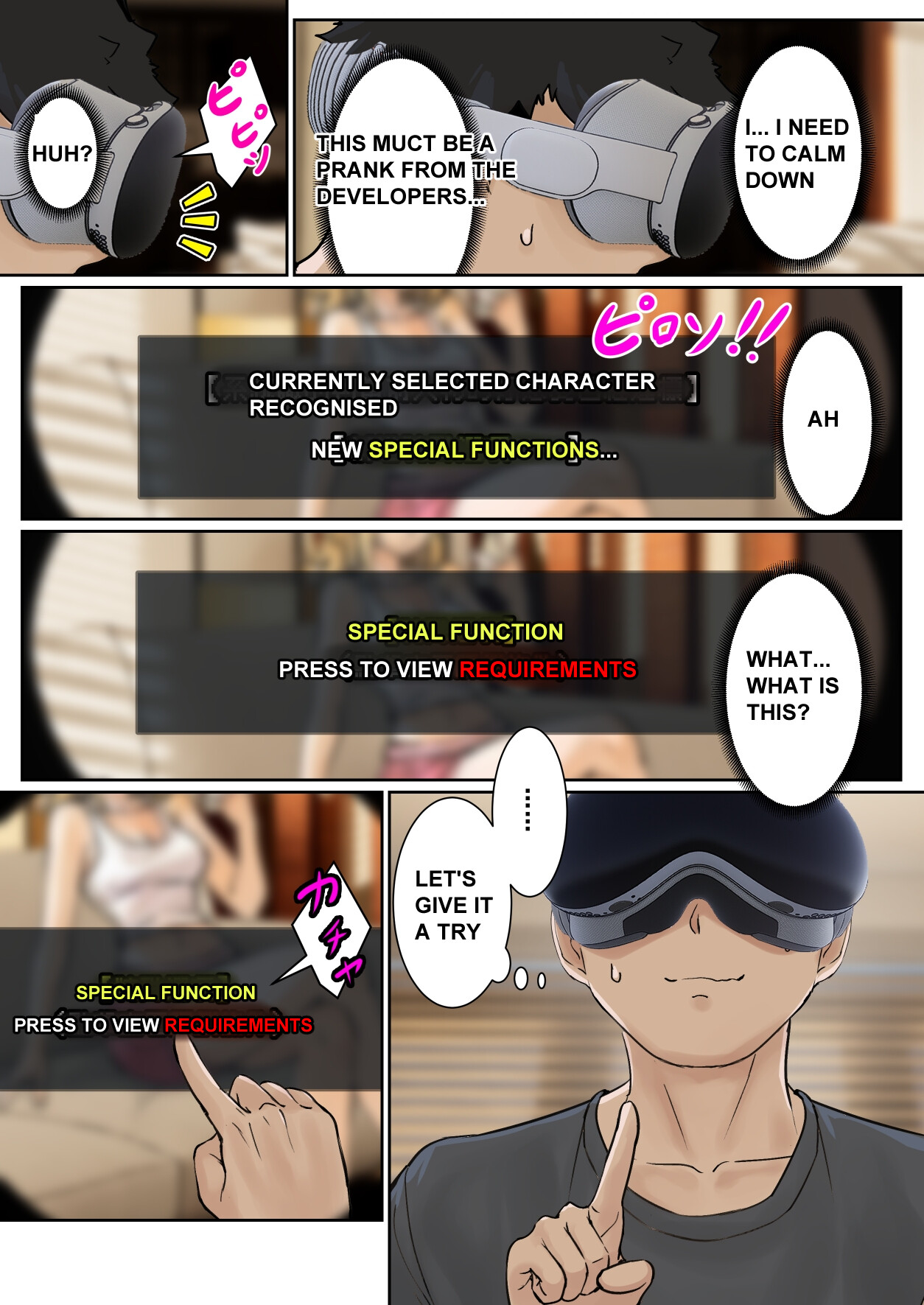 Hentai Manga Comic-My AR glasses can see various stats about my foster sister!?-Read-11